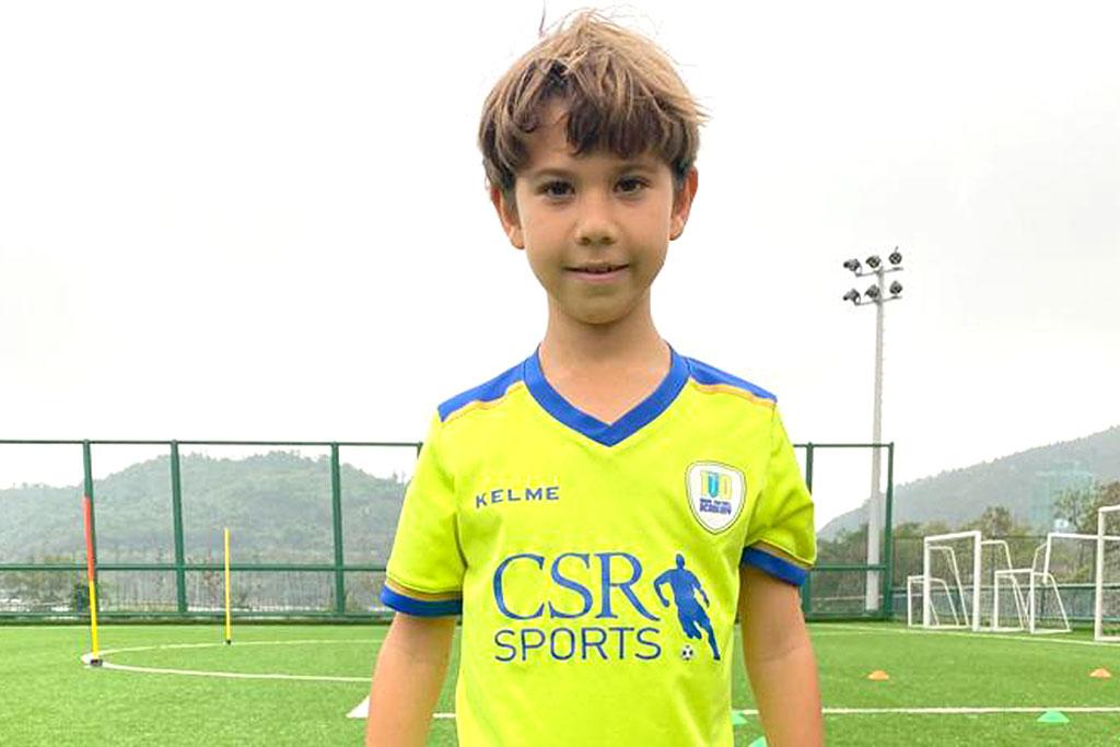 Macau - Enzo Schutt, de apenas 8 anos, é grande destaque da Ivo10 Brazil na Cotai Football League U1